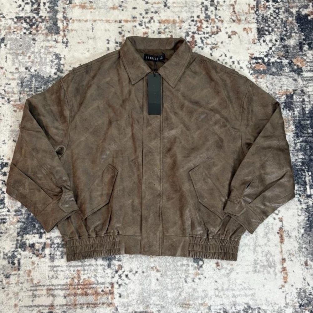 Lioness Vintage Brown Shirt Jacket